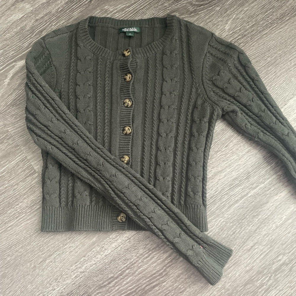 Wild Fable Button Down Knit Sweater
